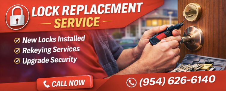 Lock Replacement Service in Lauderdale Lakes FL